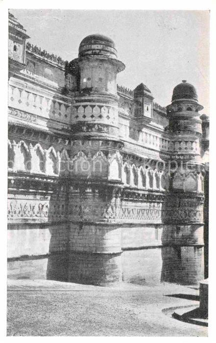 Gwalior Fort Man Mandir Exterior details Serie