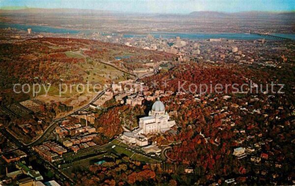 Montreal Quebec Oratoire St Joseph Mont Royal vue aerie