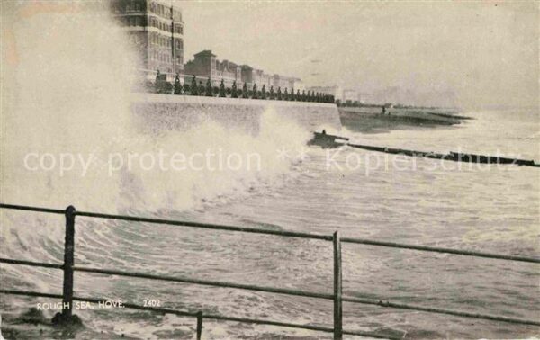Hove Brighton Rough Sea Brandung
