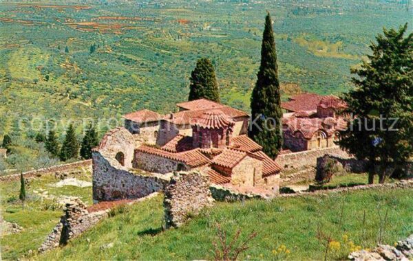 Mystras Samples of Byzantine Architecture and A