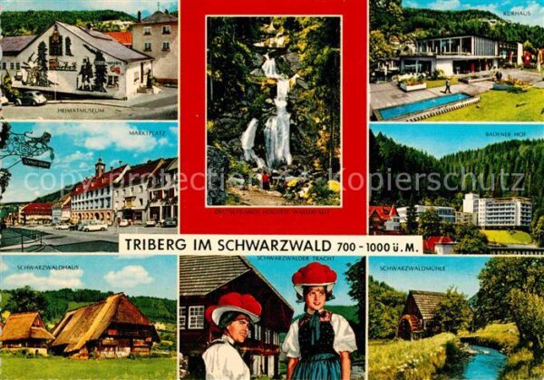 Triberg Schwarzwald Heimatmuseum Wasserfall Kurhaus Badener