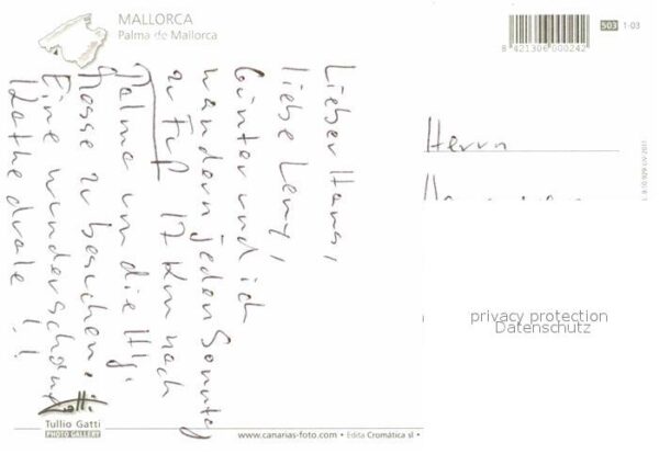 Palma de Mallorca Kathedrale Fontäne Nachtaufnahme – Bild 2