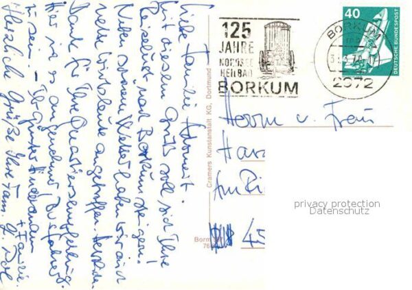 Borkum Nordseeinsel Fliegeraufnahme Leuchtturm – Bild 2