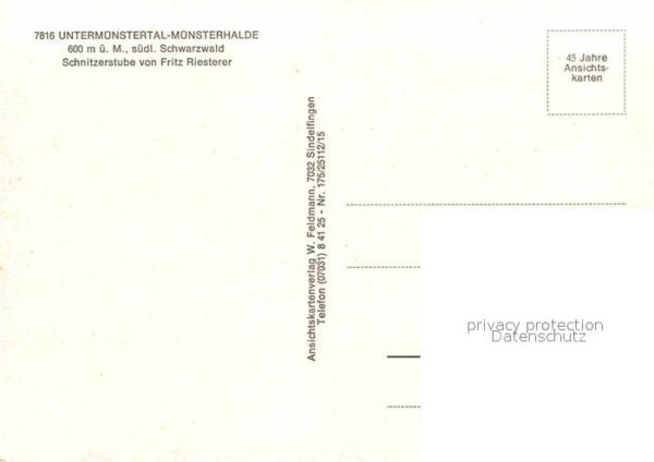 Untermuenstertal Schnitzerstube von Fritz Riesterer Mühl – Bild 2