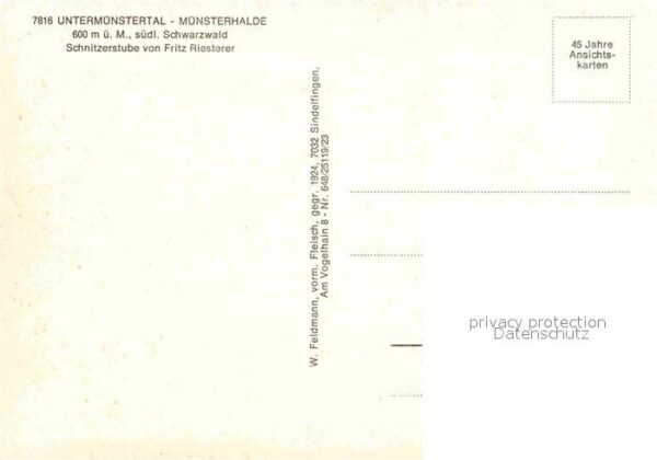Muensterhalden Schnitzerstube von Fritz Riesterer Schw – Bild 2