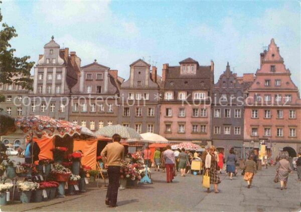 Wroclaw Marktplatz Giebelhäuser