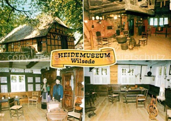 Wilsede Lueneburger Heide Heidemuseum Naturschutzpark