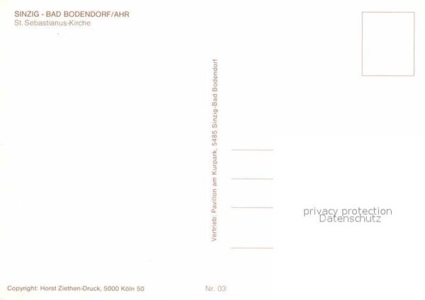 Bad Bodendorf St Sebastianus Kirche – Bild 2