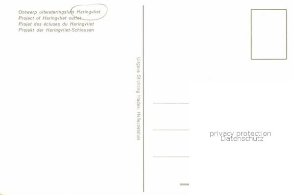 Haringvliet Projekt der Haringvliet Schleusen Illus – Bild 2