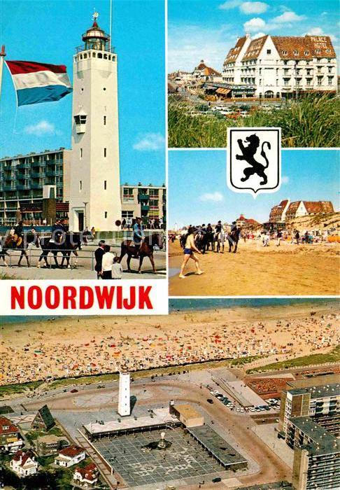 Noordwijk aan Zee  Leuchtturm Reiten Strand Hotels