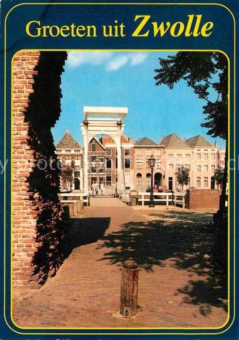Zwolle Overijssel Zugbrücke