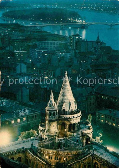 Budapest Halaszbastyaval Ansicht mit der Fischer