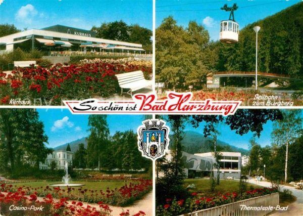 Bad Harzburg Kurhaus Seilbahn zum Burgberg Thermal S