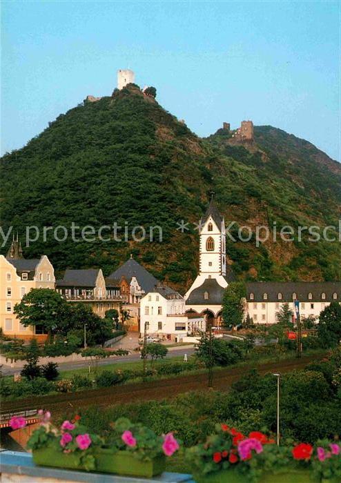 Bornhofen Kamp Wallfahrtskirche und die feindlichen Br