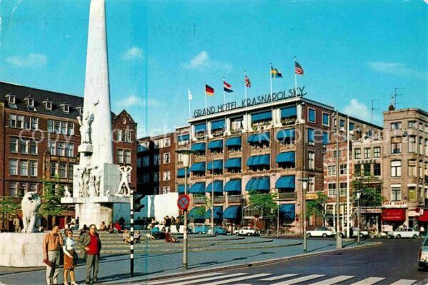 Amsterdam Niederlande Nationale Monument Nationaldenkmal Gran