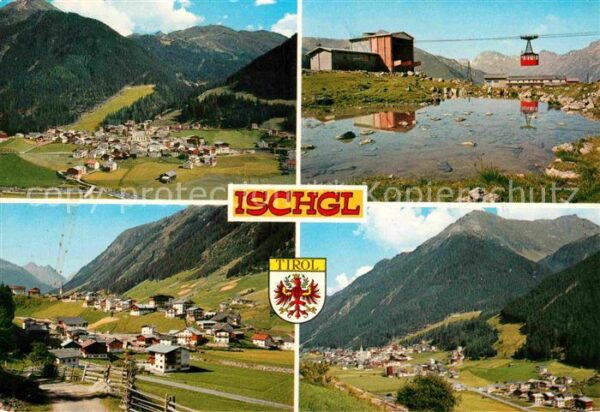 Ischgl Panorama Paznauntal Alpen Bergbahn