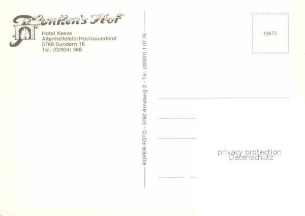 Sundern Sauerland Hotel Keeve Funkens Hof Restaurant – Bild 2