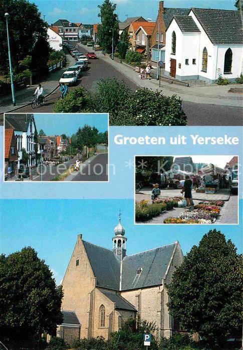 Yerseke Strassenpartie Kirche