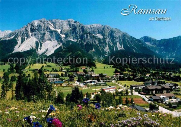 Ramsau Dachstein Steiermark Panorama Hoher Dachstein Alpenpanorama