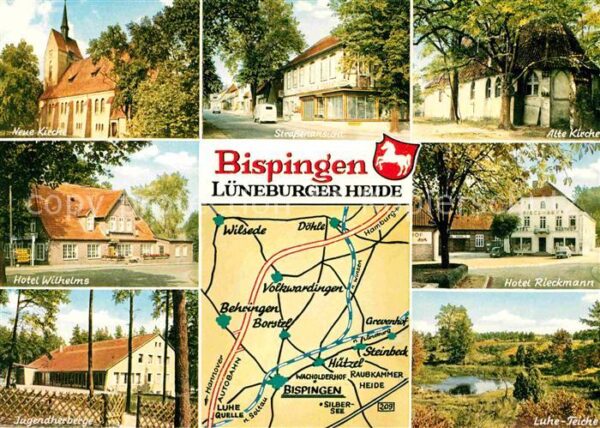 Bispingen Kirchen Hotels Jugendherberge Luhe Teic