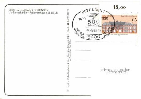 Goettingen Niedersachsen Junkernschänke Fachwerkhaus 15. Jhdt. U – Bild 2