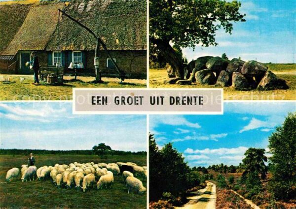 Drente Oude boerderij Schoonebeek Hunebed Rold