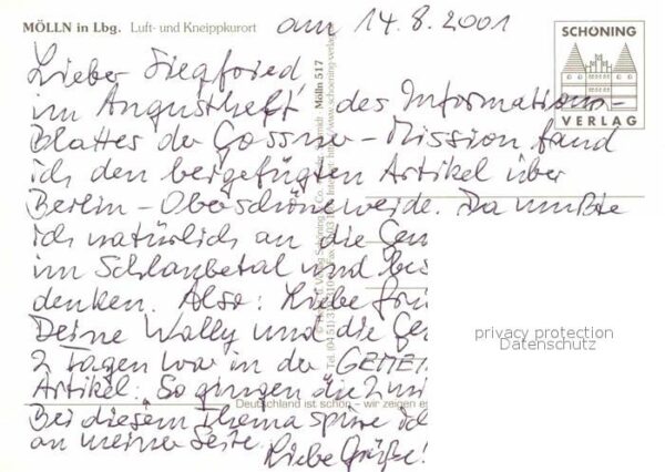 Moelln Lauenburg Teilansichten Luft und Kneippkurort Alt – Bild 2