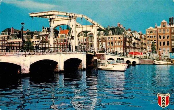 Amsterdam Niederlande Magere Brug over de Amstel