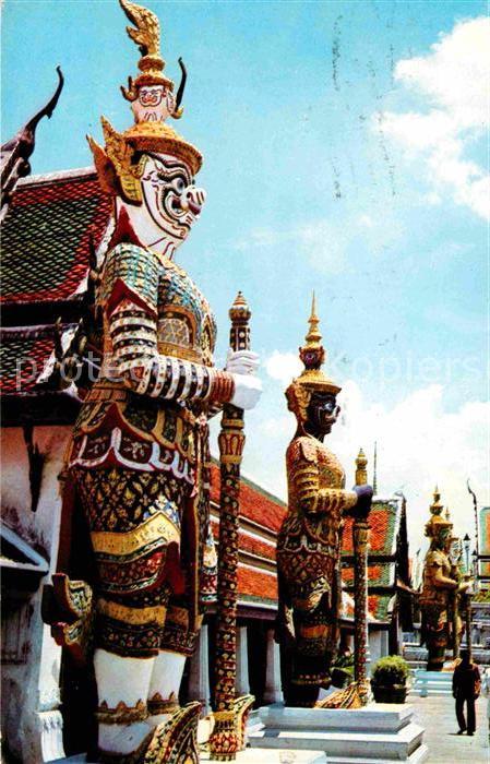 Bangkok Guards in the compound of Wat Phra Keo