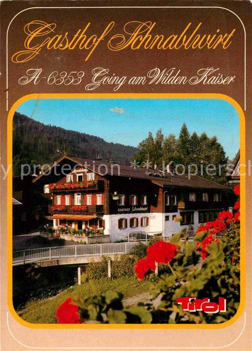 Going Wilden Kaiser Tirol Gasthof Schnablwirt