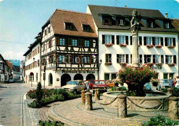 Molsheim Fontaine Monumentale et ses maisons als