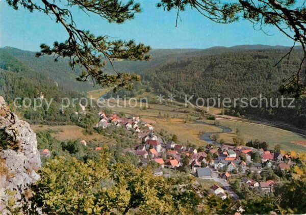 Muggendorf Fraenkische Schweiz Panorama