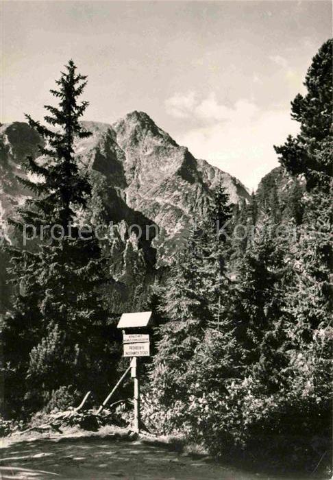 Vysoke Tatry Slavkovsky stit z magistraly