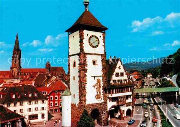 Freiburg Breisgau Schwabentor Münster Altstadt
