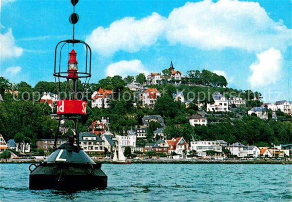 Blankenese Hamburg Blick zum Süllberg