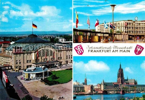Frankfurt Main Messe Hauptbahnhof Mainpartie