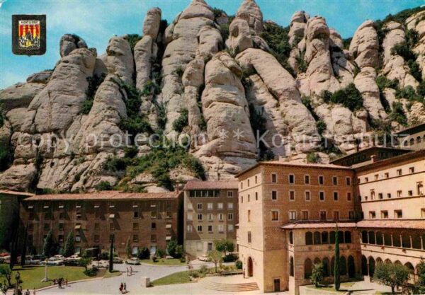 Montserrat Kloster Vista parcial del Santuari