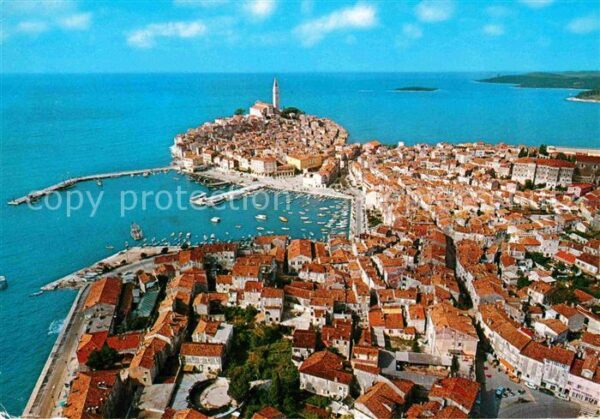 Rovinj Istrien Fliegeraufnahme