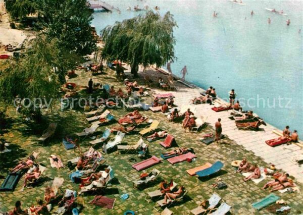 Balaton Plattensee Strandpartie