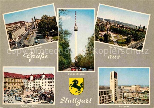 Stuttgart Königstrasse Schlossplatz Schillerplatz