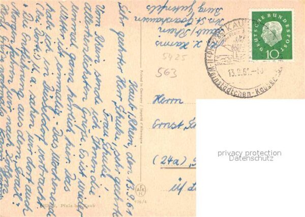 Kaub Die Pfalz Frachtschiff – Bild 2