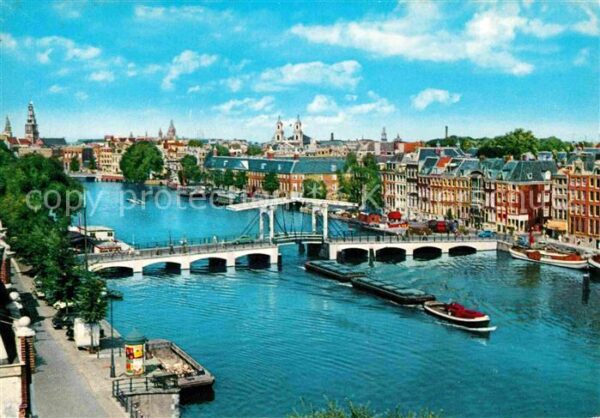 Amsterdam Niederlande Magere Brug over de Amstel
