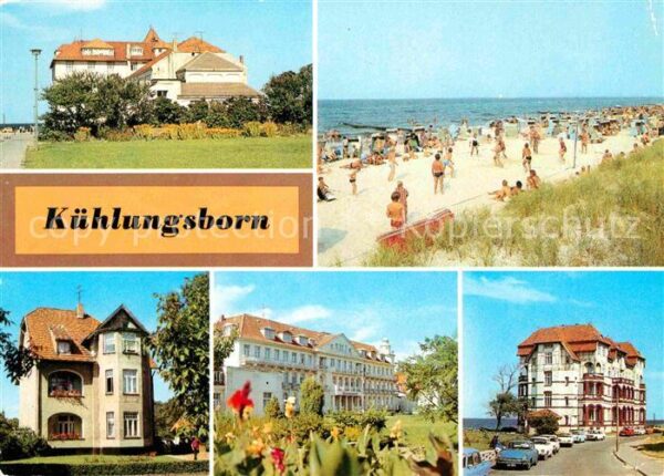 Kuehlungsborn Ostseebad FDGB Erholungsheim Jochen Weigert Stran