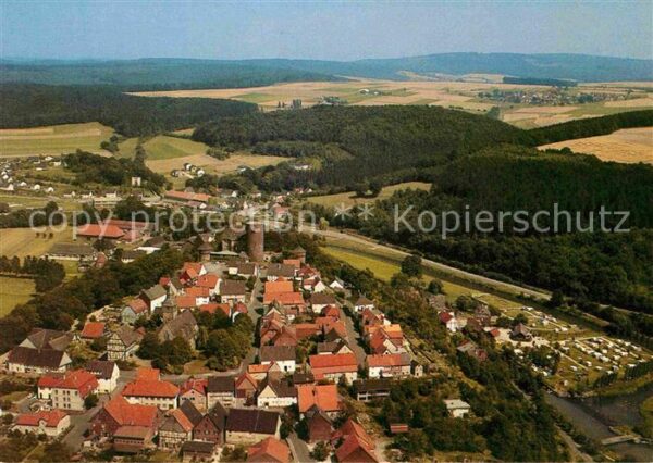 Trendelburg im Diemeltal Fliegeraufnahme