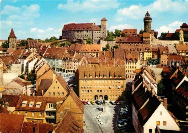 Nuernberg Altstadt mit Burg