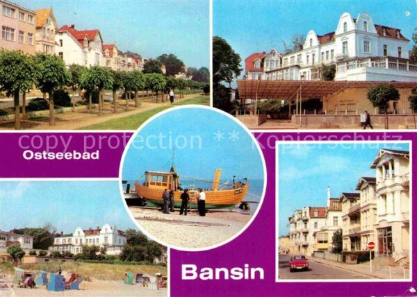 Bansin Ostseebad Strandpromenade FDGB Erholungsheim Jose