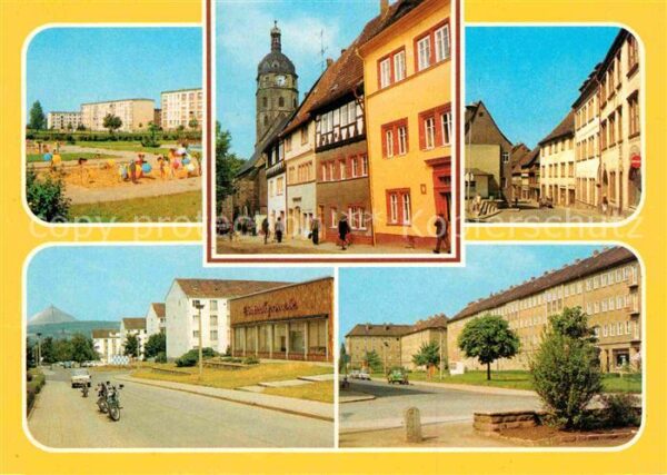 Sangerhausen Suedharz Südwest Siedlung G Schumann Str Markt K