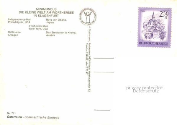 Klagenfurt Woerthersee Minimundus Independence Hall PA Freihei – Bild 2