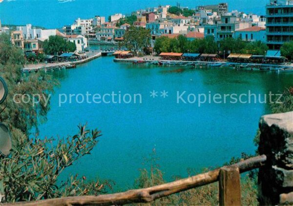 Agios Nikolaos Kreta Stadtblick