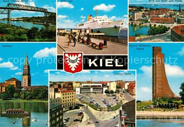 Kiel Nord Ostsee Kanal Oslo Kai Stadtblick F